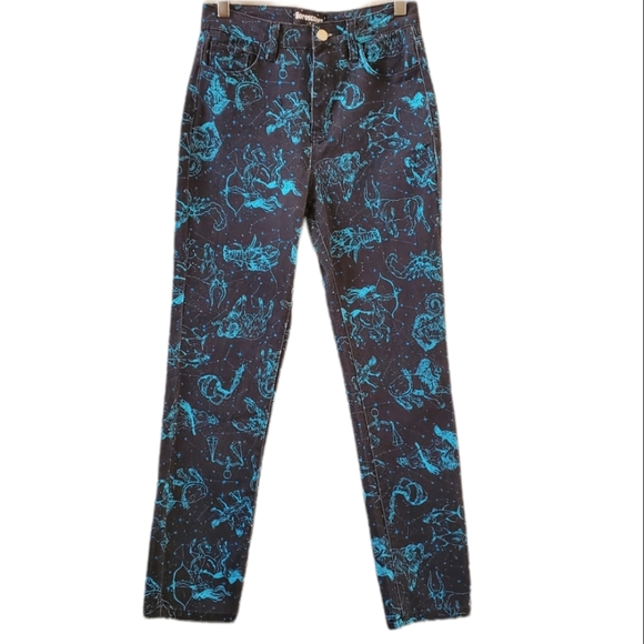 Dollskill Horoscopez Galaxies Apart Glow In The Dark Mom Jeans High Wais… - Picture 3 of 16